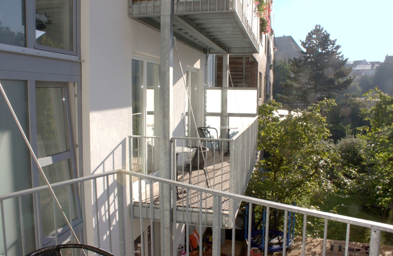 Balkon der Praxis